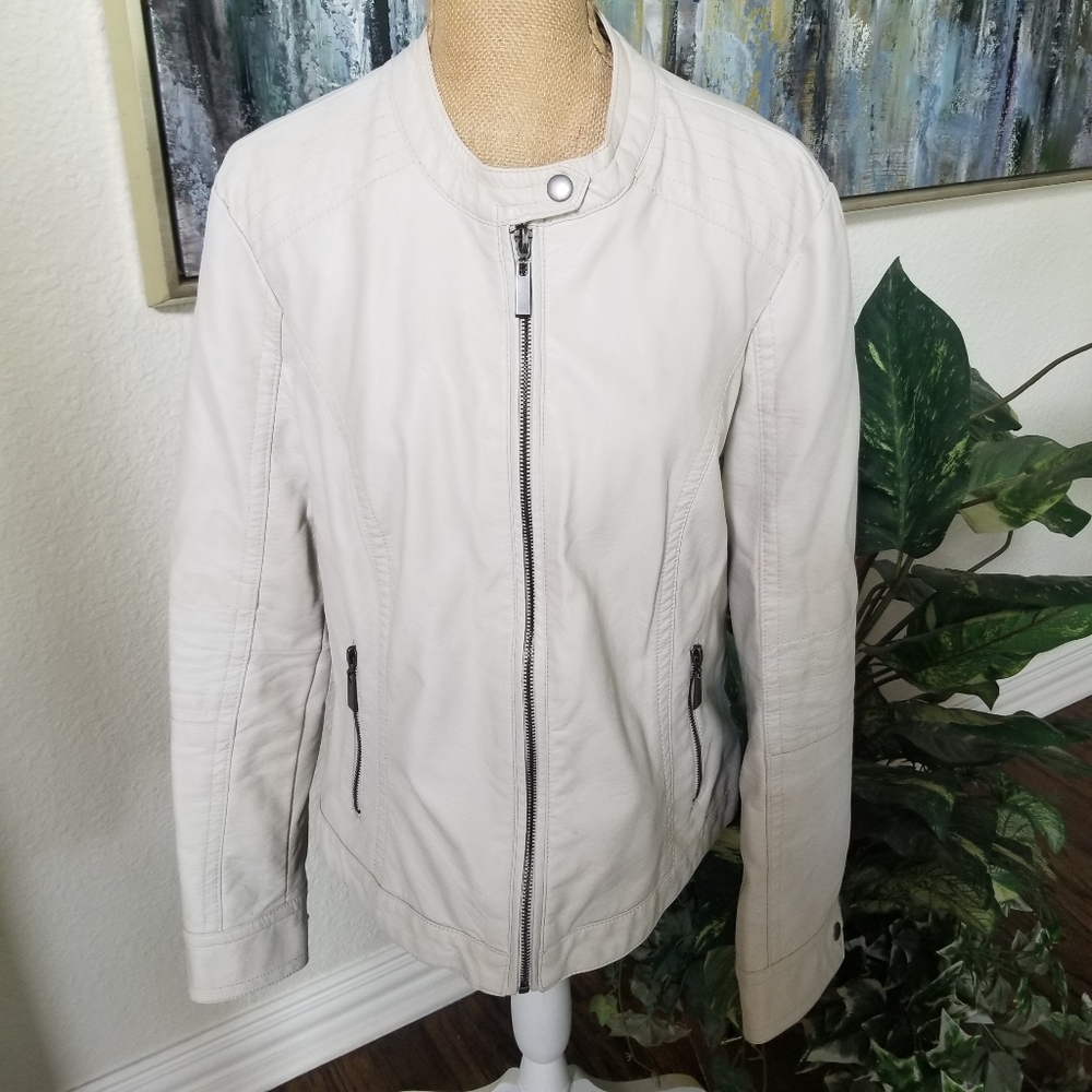 Faux Leather Jacket